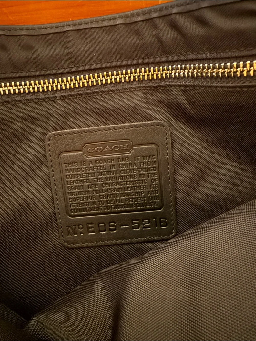 Coach Large Men’s Leather messanger bag